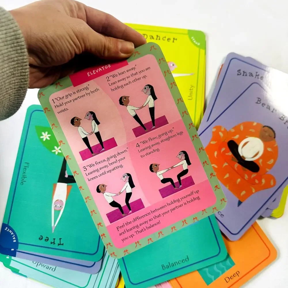 NWOT Yoga Pretzels 50 Yoga Activity Cards For Kids & Grownups